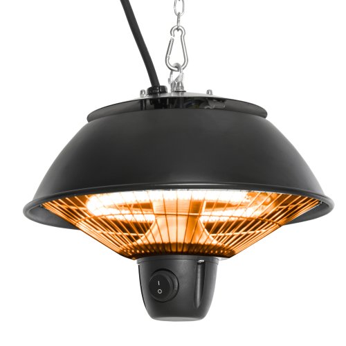 Outsunny Patio Ceiling  Electric Heater, 600W-Black NEXT DAY DELIVERY | Aosom Ireland