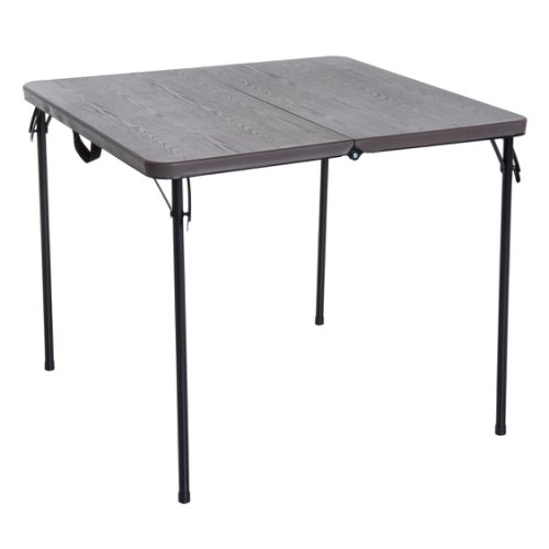 Outsunny Portable Picnic Table, 86Lx86Wx71.5H cm-Black/Brown|Aosom Ireland
