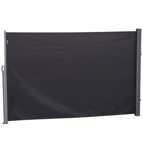 Outsunny Retractable Sun Side Awning Screen Fence Patio Garden Wall Balcony Screening Panel Outdoor Blind Privacy Divider | Aosom Ireland
