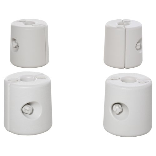 Outsunny Tent Weight Base, 4pcs Plastic Anchor Weights-White|Aosom Ireland