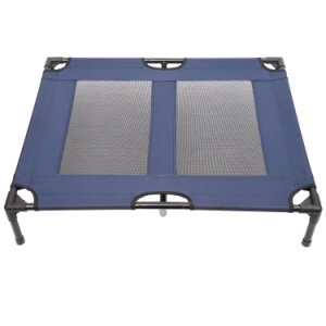 PawHut Portable Pets Elevated Raised Cot Bed - Blue