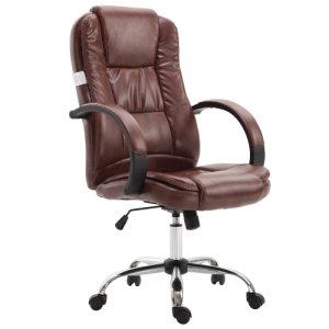 Vinsetto High Back Executive Office Chair Ergonomic Adjustable 360° Swivel PU Leather Seat