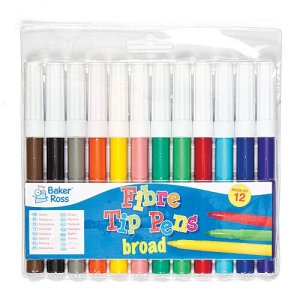 Broad Tip Marker Pens Value Pack (Per 5 packs)