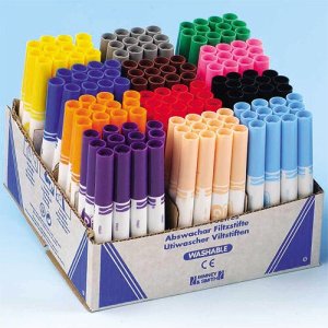 Crayola Broad Line Colouring Markers - Box of 144 (Box of 144)