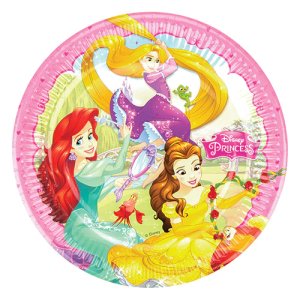 Disney Princess Plates (Pack of 8)