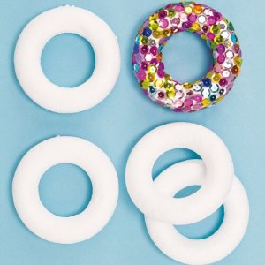 Polystyrene Craft Rings (Pack of 10)