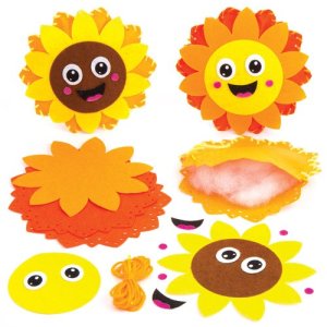Sunflower Cushion Sewing Kits (Pack of 2)