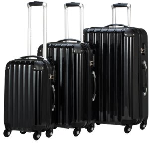 Koffer Hartschale Schwarz M/L/XL aus ABS 36l, 59l, 89l