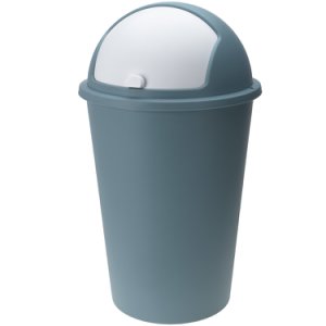 Mülleimer Taubenblau Kunststoff 50L