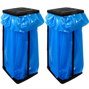 Müllsackständer für Müllsäcke 2 tlg. max. 60 Liter 70x35x30cm