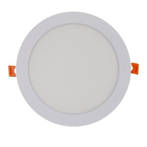 Placa downlight LED encastrável circular 18W
