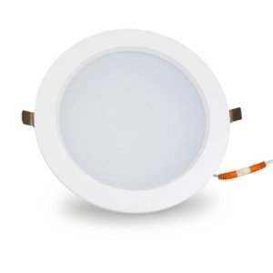Placa downlight LED encastrável circular 38W