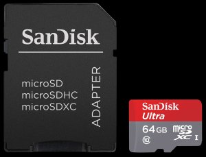 SanDisk Ultra MicroSDXC UHS-i-kort