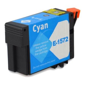 Printerinks Compatible cyan epson t1572 ink cartridge (replaces epson t1572 turtle)