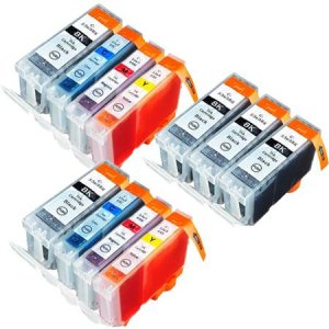 Printerinks Compatible multipack canon pixma mp760 printer ink cartridges (11 pack) -4479a002