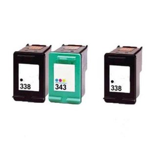 Printerinks Compatible multipack hp deskjet 5748 printer ink cartridges (3 pack) -c8765ee