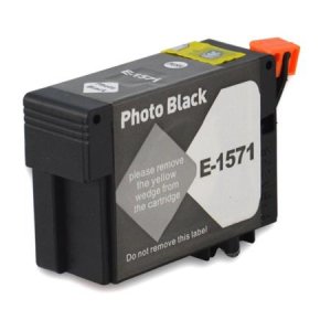 Printerinks Compatible photo black epson t1571 ink cartridge (replaces epson t1571 turtle)