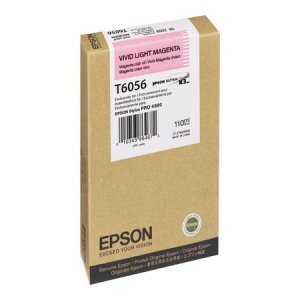 Epson T6056 (T605600) Vivid Light Magenta Standard Capacity Original Ink Cartridge