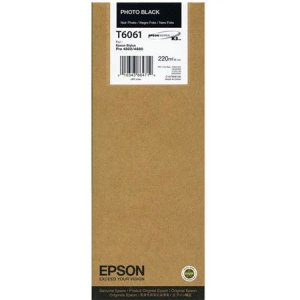 Epson T6061 (T606100) Photo Black High Capacity Original Ink Cartridge