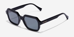 Γυαλιά ηλίου Hawkers Black Dark Minimal με μαύρος φακούς από πολυανθρακικό, μοναδικό μέγεθος, unisex