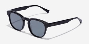 Γυαλιά ηλίου Hawkers Black Dark Woody με μαύρος φακούς από πολυανθρακικό, μοναδικό μέγεθος, unisex