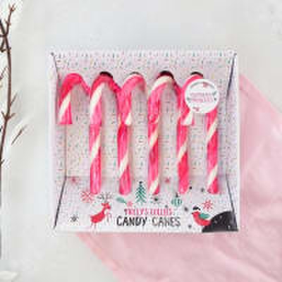 Holly's Lollies Raspberry prosecco candy canes