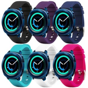 (GearSport ss) Armbåndsur til Samsung Gear Sport / Samsung Gear S2 Classic / Garmin Vivoactive 3 / Amazfit Youth - Purple