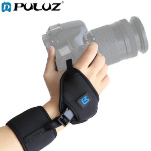Productspro Puluz soft neoprene håndledsremkamera dslr kameraer håndledsrem dslr håndbælte quick-release 1/4 '' skrue til nikon