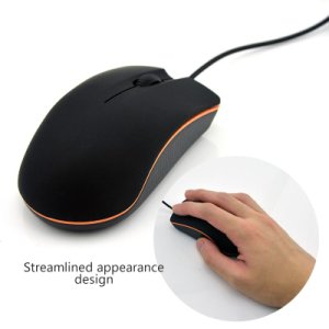 Productspro Salg cute wired usb 2.0 office optiske mus til computer pc mini pro gamingmouse - balck