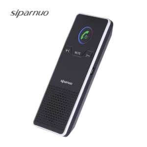 Productspro Siparnuo a2dp bluetooth-bilhøjttalertelefon manos libres bluetooth telefono sun visor biltelefonhøjttaler håndfri - black