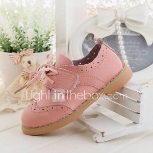 Chaussures filles rassurent richelieus à talons plats avec des chaussures à lacets plus de couleurs disponibles