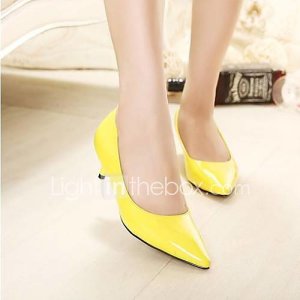 chaussures pour femmes pompes bout pointu talon bobine chaussures plus de couleurs disponibles