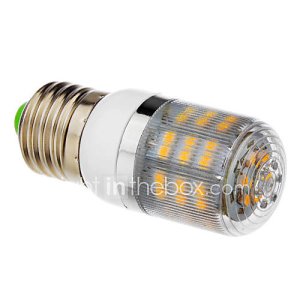 E27 4W 48x3528SMD 320LM 3000-3500K Blanc Chaud Ampoule LED de maïs (220)