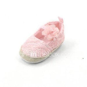 Girls' Shoes Round Toe First Walkers Flats with Flower Shoes