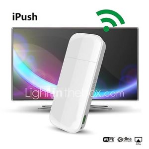 iPush D2 multimédia WiFi DLNA récepteur AirPlay d'affichage pour IOS intelligent Android TV Box bâton Media Player Mini PC HDMI Antenne TV