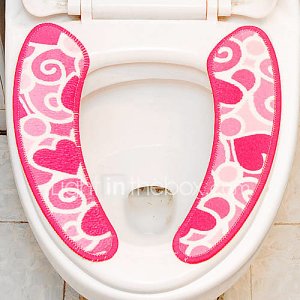 motif bonbons coeur de couleur hold-up toilette réutilisable coussin de siège k0828