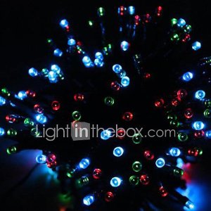 welhome ™ 200 a conduit lampes solaires décoratifs à cordes, les lumières de Noël multicolores
