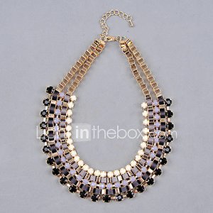 [Xmassale] shixin plusieurs couche rêne collier bijou perle TAT dossard collier