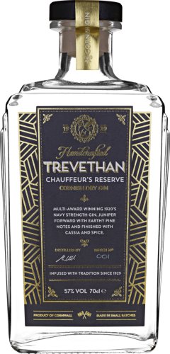 Trevethan Distillery Trevethan chauffeurs reserve gin