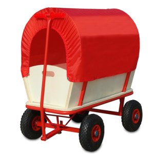Chariot de transport 168 x 45,5cm - Rouge