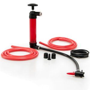Deuba Pompe multi usage - 4 tuyaux & accessoires inclus - vidange - pompe à  air