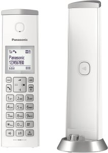 Panasonic KX-TGK220E Digital Cordless Telephone with 1.5 LCD Screen, White