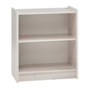 Form Wizard White Wash 1 Shelf Bookcase (H)720mm (W)640mm (D)380mm