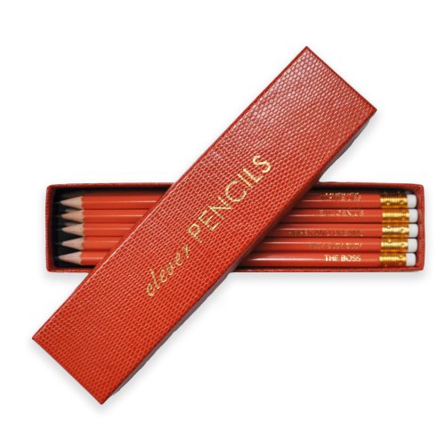 Sloane Stationery Clever Pencils - Box of 10 Orange
