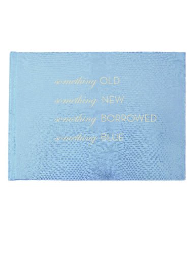 Sloane Stationery GUEST BOOK NO°104 - SOMETHING OLD, NEW, BORROWED, BLUE