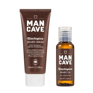 Mancave Beard Bundle ( Wash 100ml, Oil 5