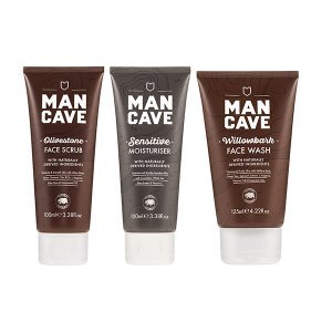 Mancave Face Bundle ( Wash 125ml, Scrub