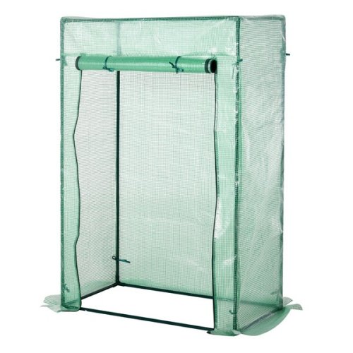 Outsunny 100 x 50 x 150cm Greenhouse PE Cover with Zipper Roll-up Door Outdoor Green