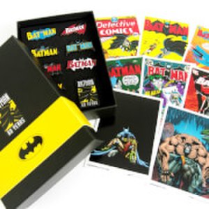 Dc Comics Batman 80th anniversary pin badge & art card set