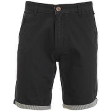 Brave Soul Men's Hansen Tick Chino Shorts - Navy - S